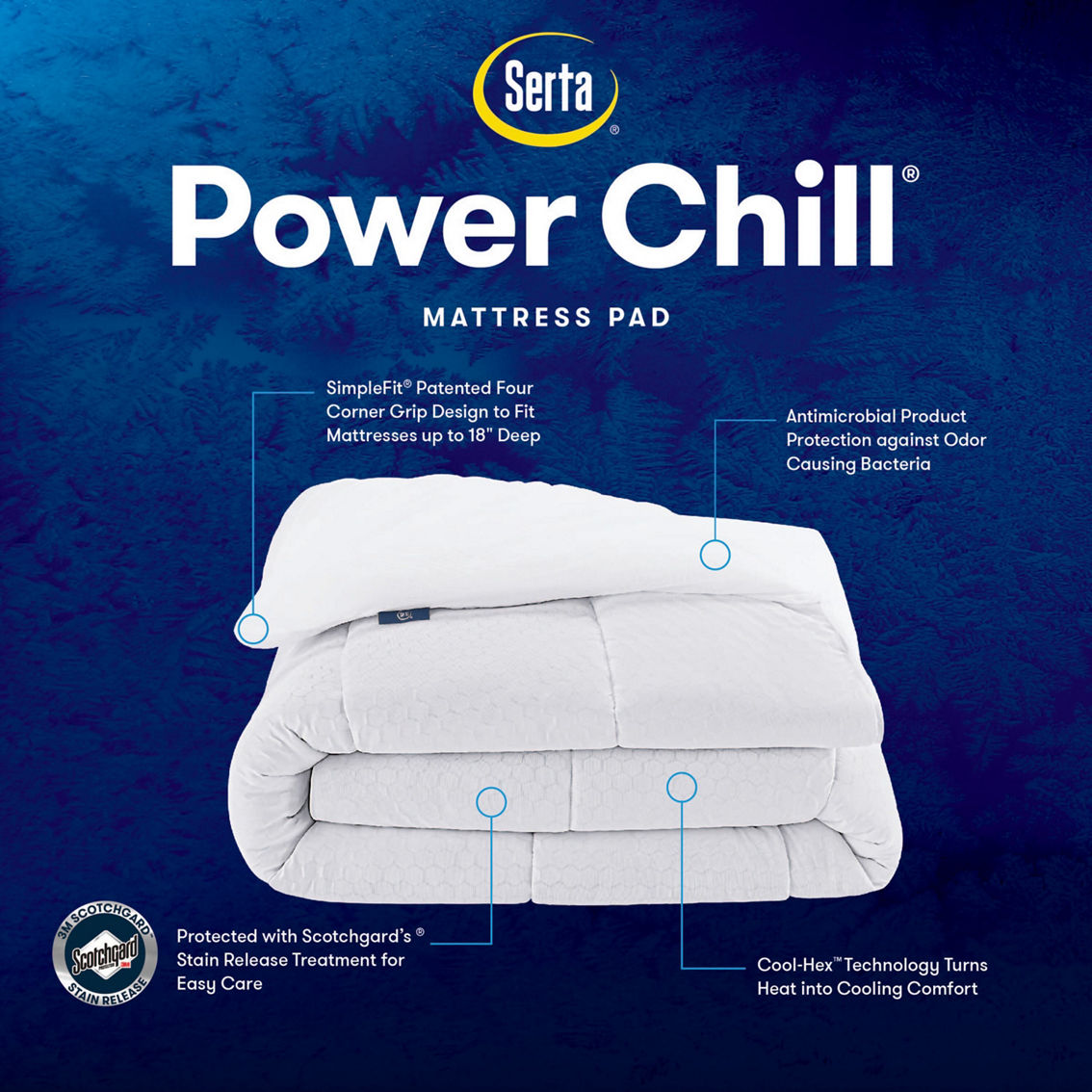 Serta Power Chill Mattress Pad - Image 7 of 7