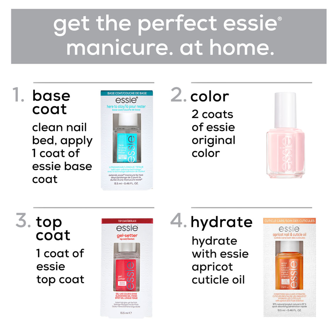 Essie Love Base & Top Coat Nail Polish - Image 6 of 8