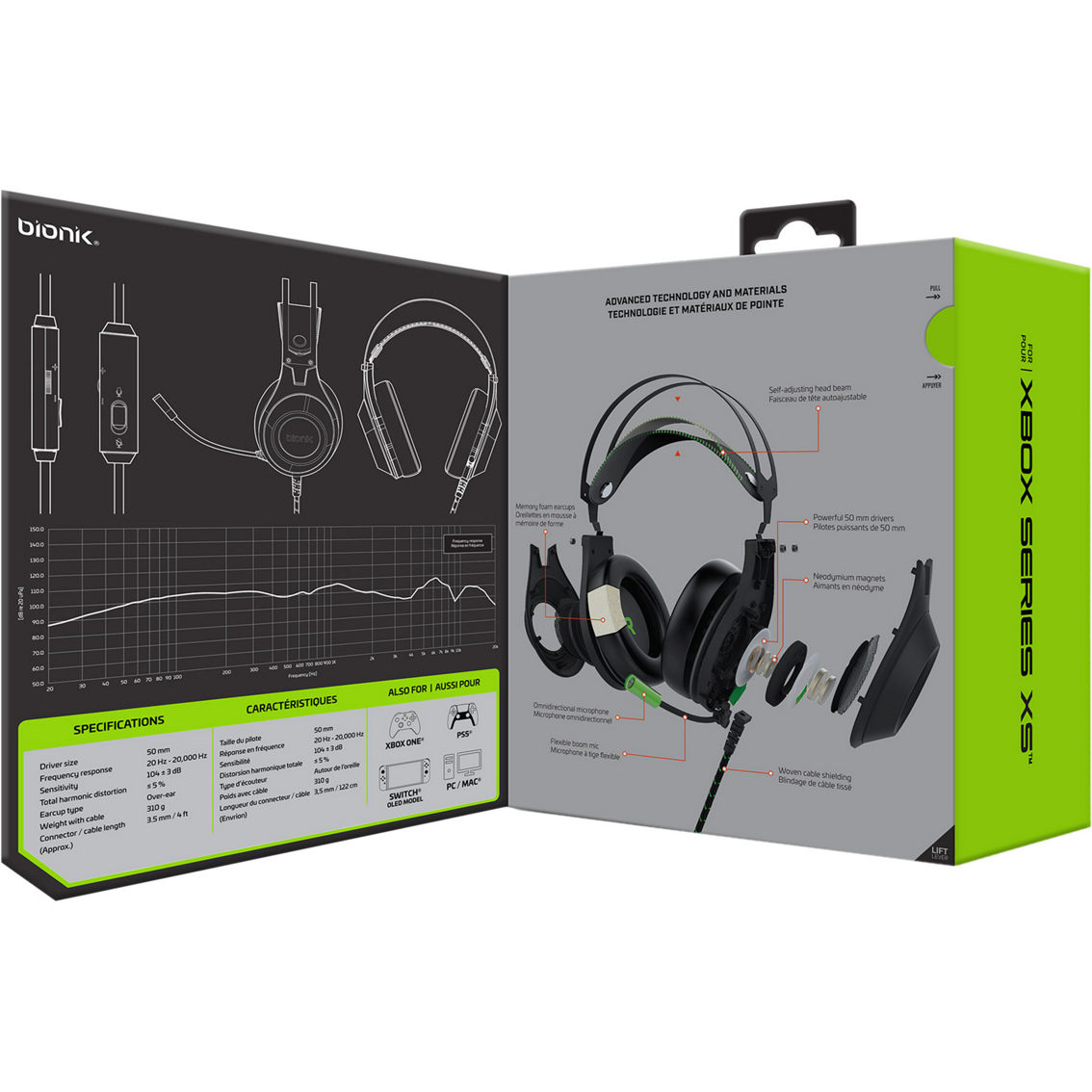 bionik Sirex Immersive Over-Ear Gaming Headset Xbox X/S Series - Image 2 of 3