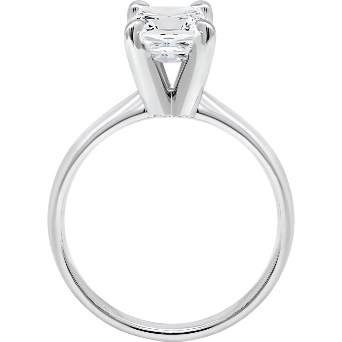 Ray of Brilliance 14K 3CTW IGI Certified Lab Grown Princess Diamond Solitaire Ring - Image 2 of 4