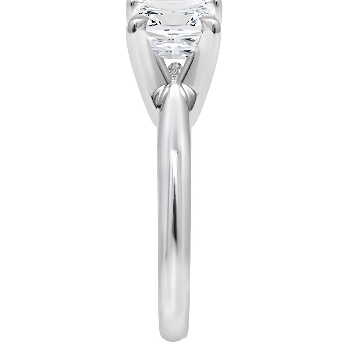 Ray of Brilliance 14K 3CTW IGI Certified Lab Grown Princess Diamond Solitaire Ring - Image 3 of 4