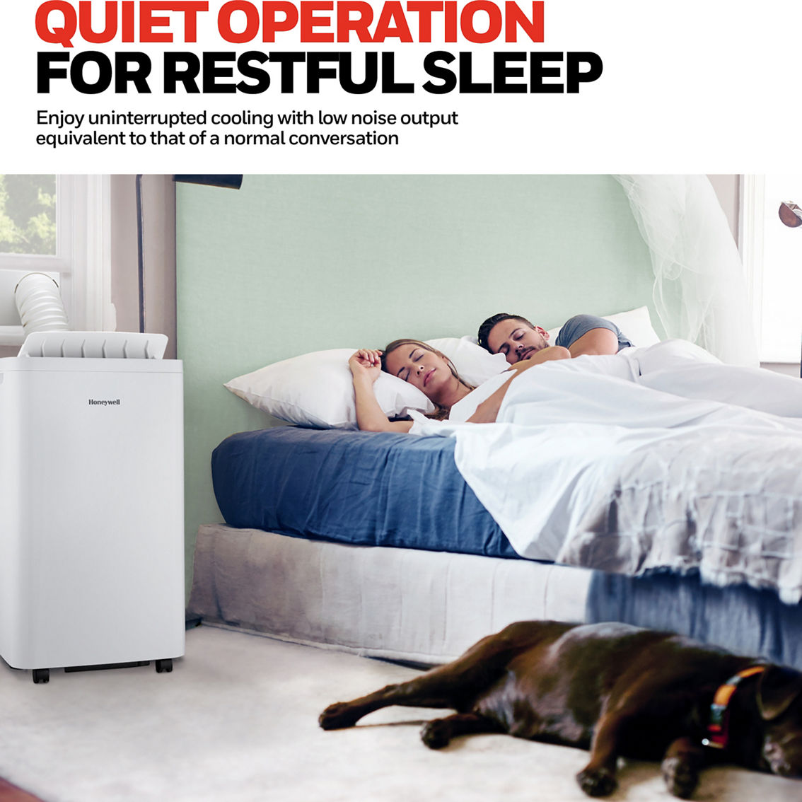 Honeywell 12,000 BTU Portable Air Condition with Dehumidifier and Fan in White - Image 7 of 9