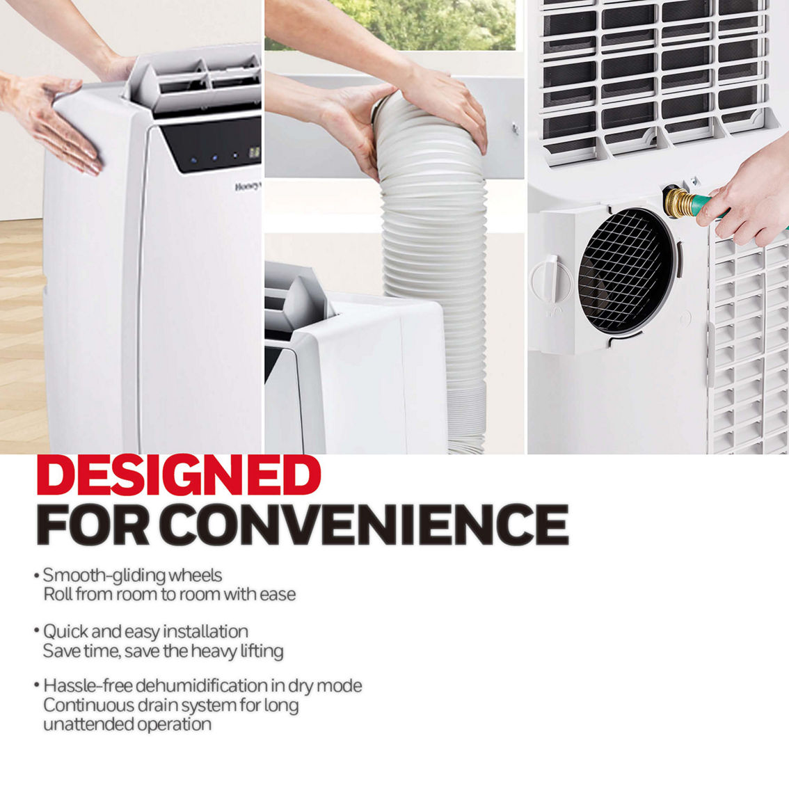 Honeywell 14,000 BTU Portable Air Conditioner, Dehumidifier and Fan - Image 5 of 6