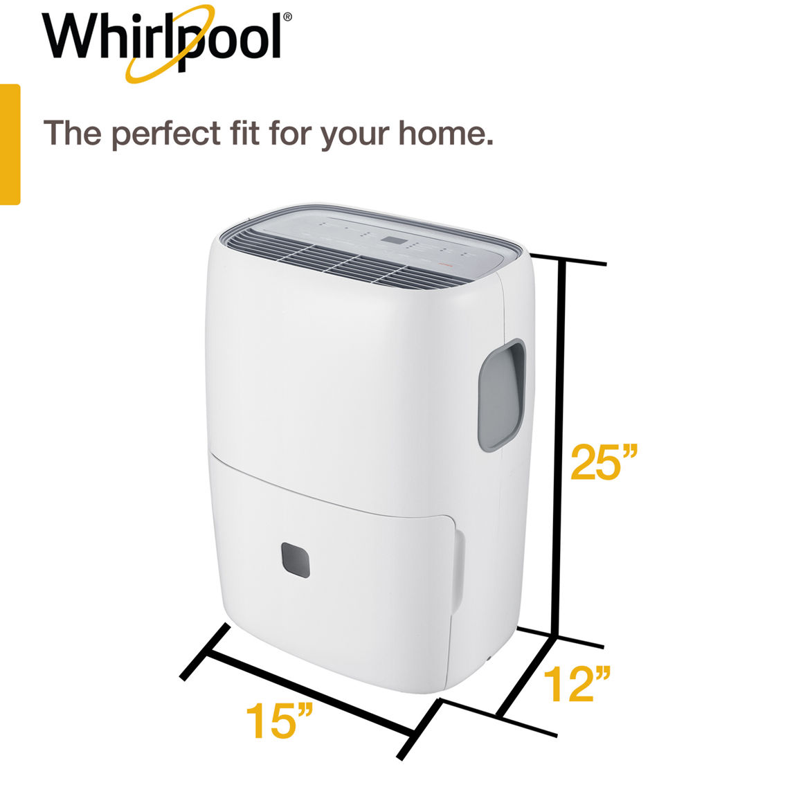 Whirlpool 50 pt. Dehumidifier with Pump - Image 3 of 6