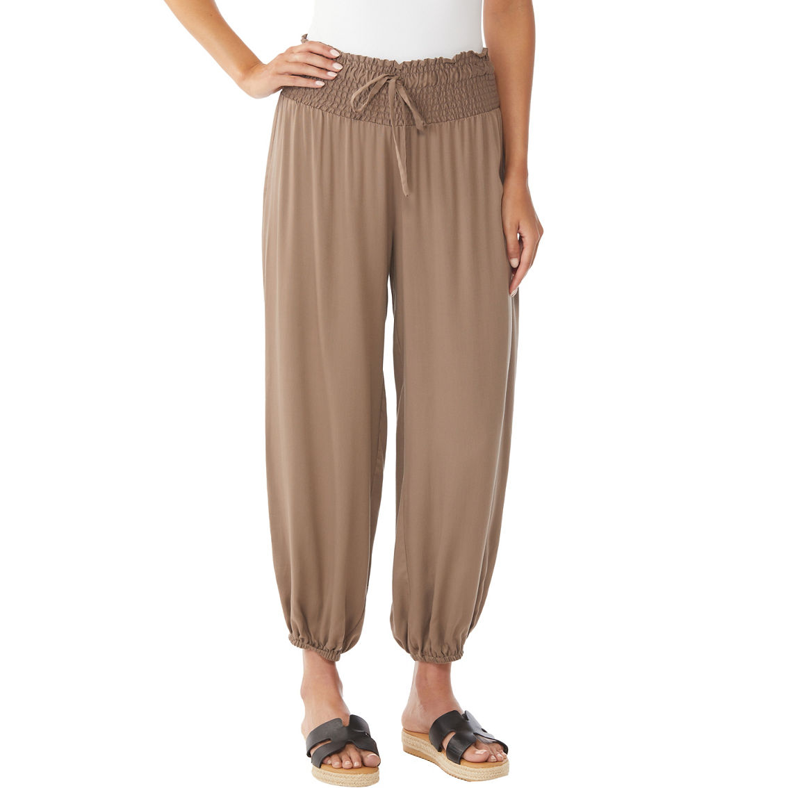 Jw Smocked Tencel Harem Pants | Pants | Clothing & Accessories | Shop ...