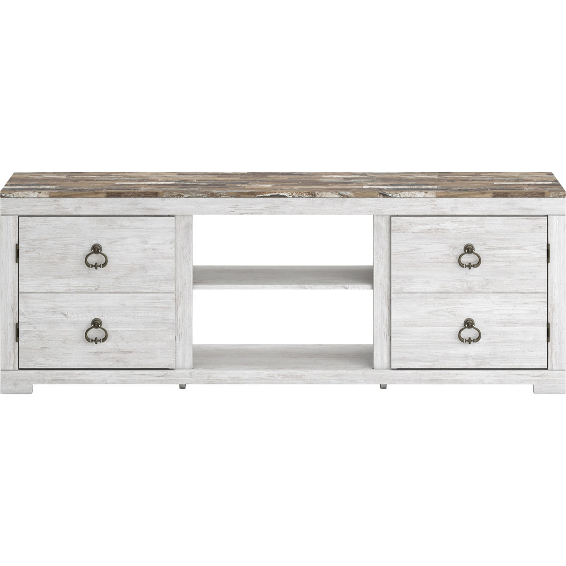 Signature Design by Ashley Willowton Entertainment Center 4 pc. - Image 3 of 5