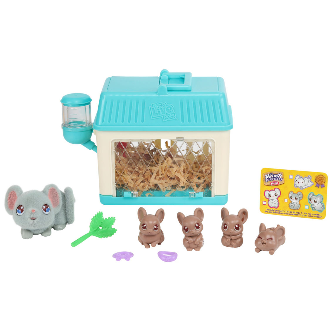 Moose Toys Little Live Pets Mama Surprise Minis Lil' Mouse Playset S2 - Image 3 of 3