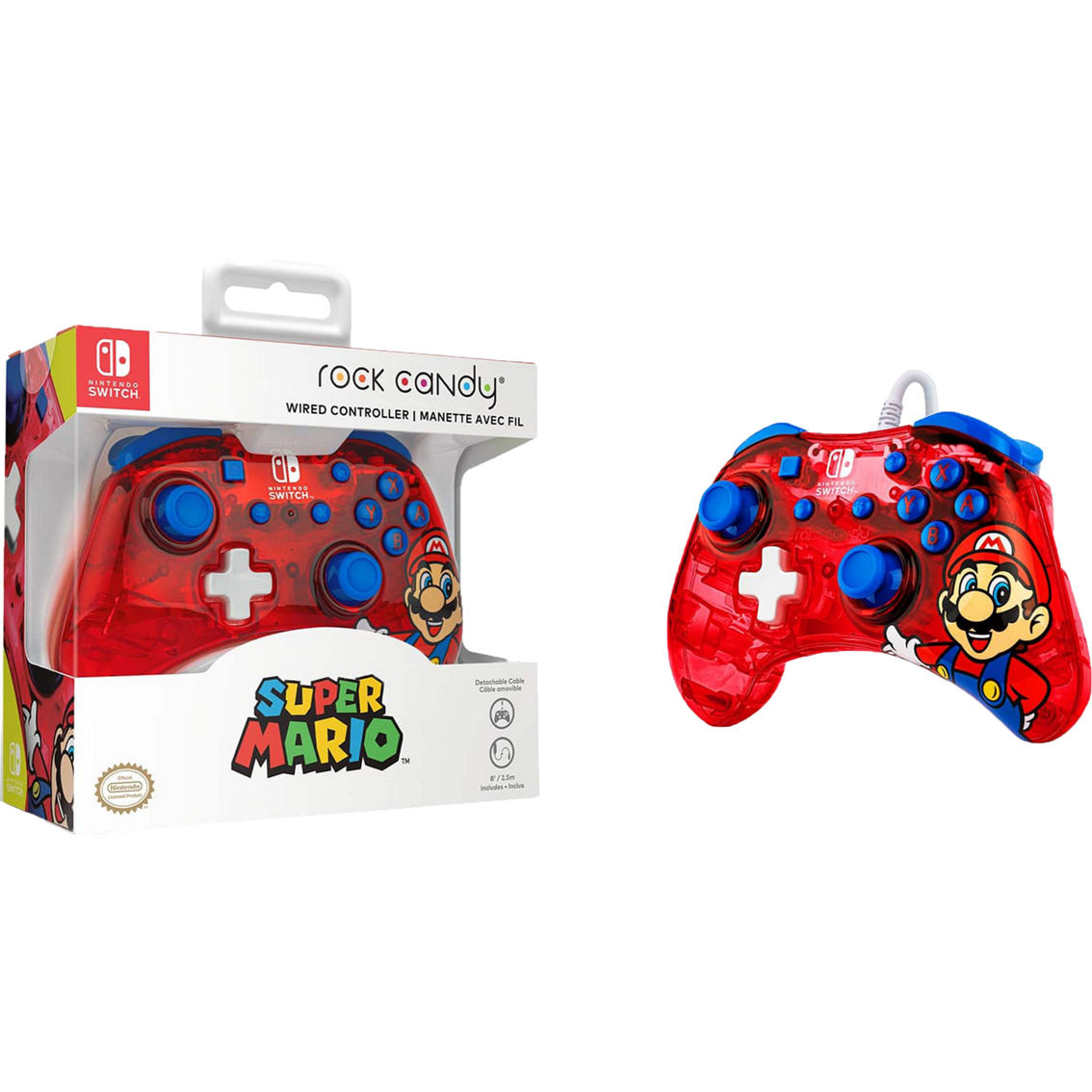 PDP Rock Candy Wired Controller: Mario Punch For Nintendo Switch - Image 9 of 9