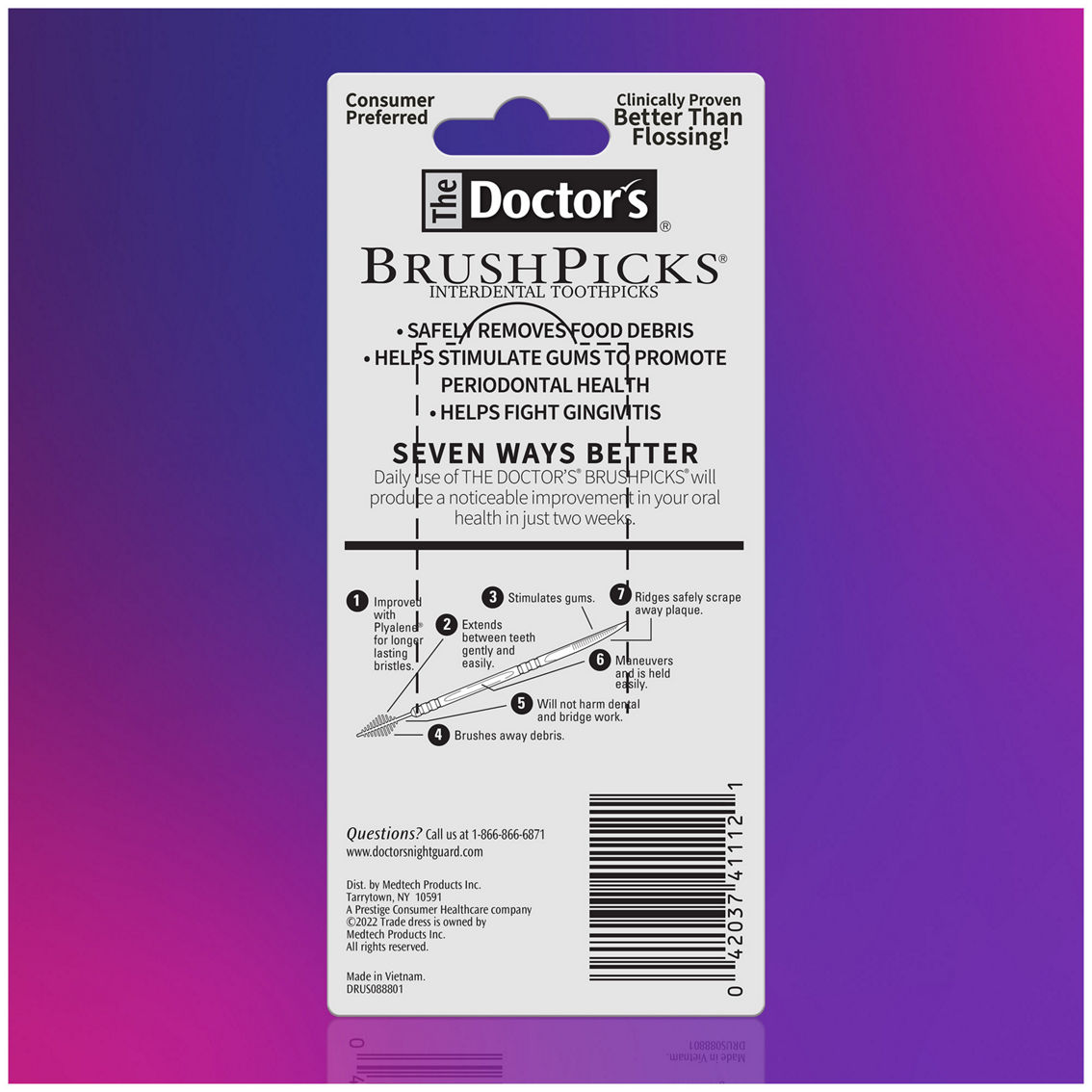 The Doctor's Brush Picks, 120 ct - Image 2 of 4