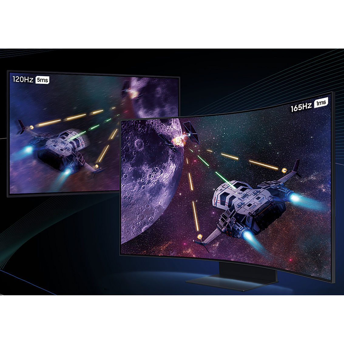 Samsung 55 in. Odyssey Ark 4K UHD 165Hz 1ms Quantum Mini-LED Curved Gaming Screen - Image 7 of 7