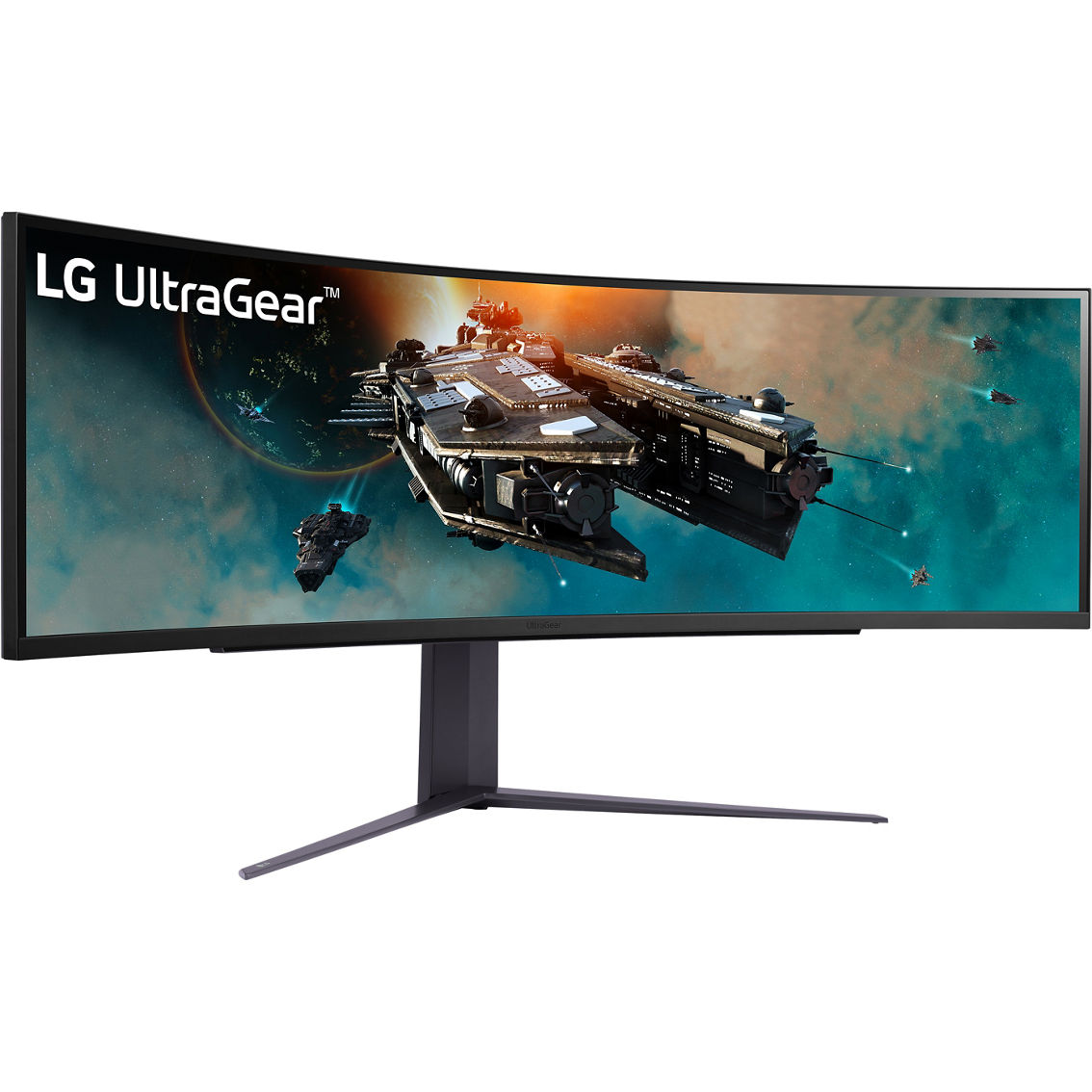 LG 49 in. Curved 240Hz 1ms DQHD UltraGear Gaming Monitor 49GR85DC-B - Image 3 of 9