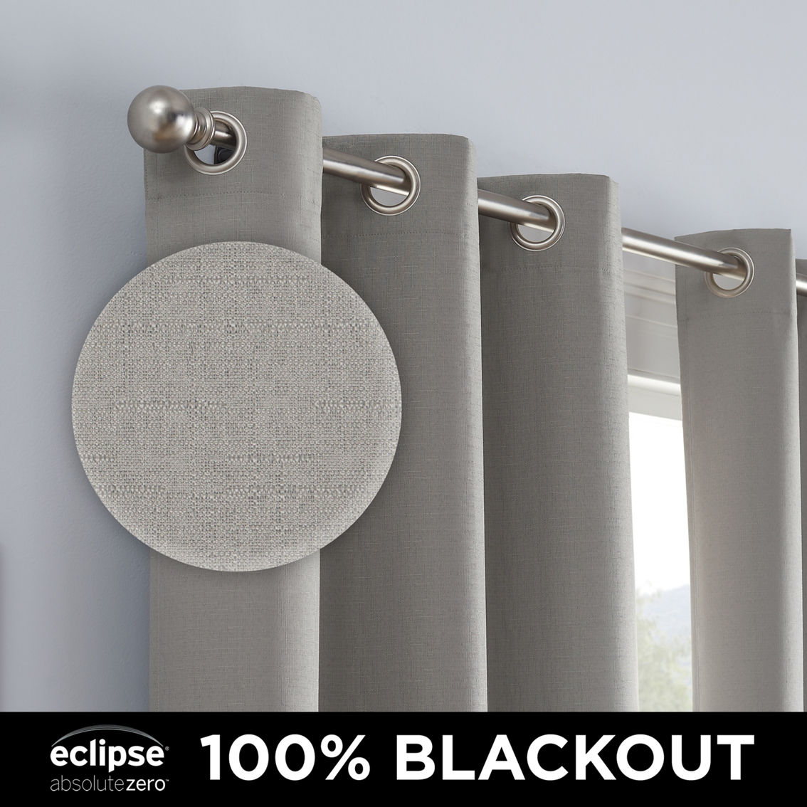 Eclipse Absolute Zero Harper Absolute Zero Blackout Curtain Panel - Image 8 of 9