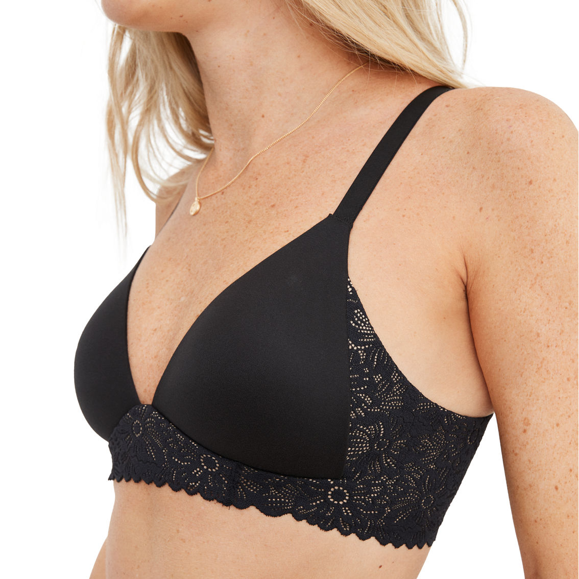 Buy Aerie Real Sunnie Wireless Lightly Lined Blossom Lace Trim Bra