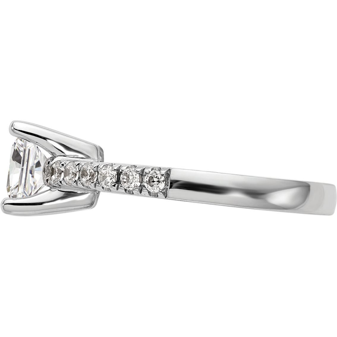 True Origin 14K White Gold 1 7/8 CTW Lab Grown Diamond Certified Engagement Ring - Image 3 of 5