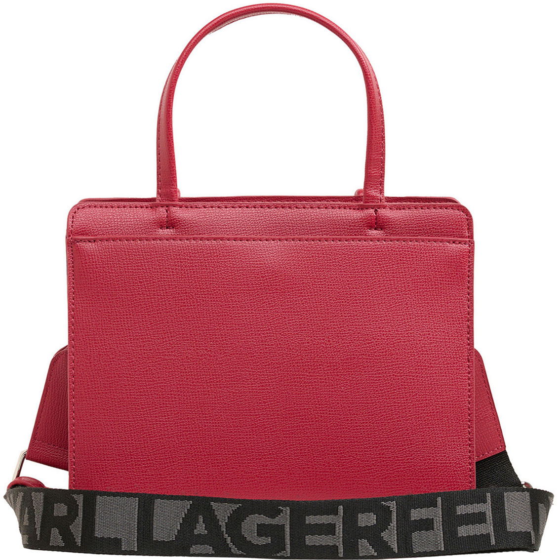 Karl Lagerfeld Maybelle Satchel, Red Logo - Image 2 of 4