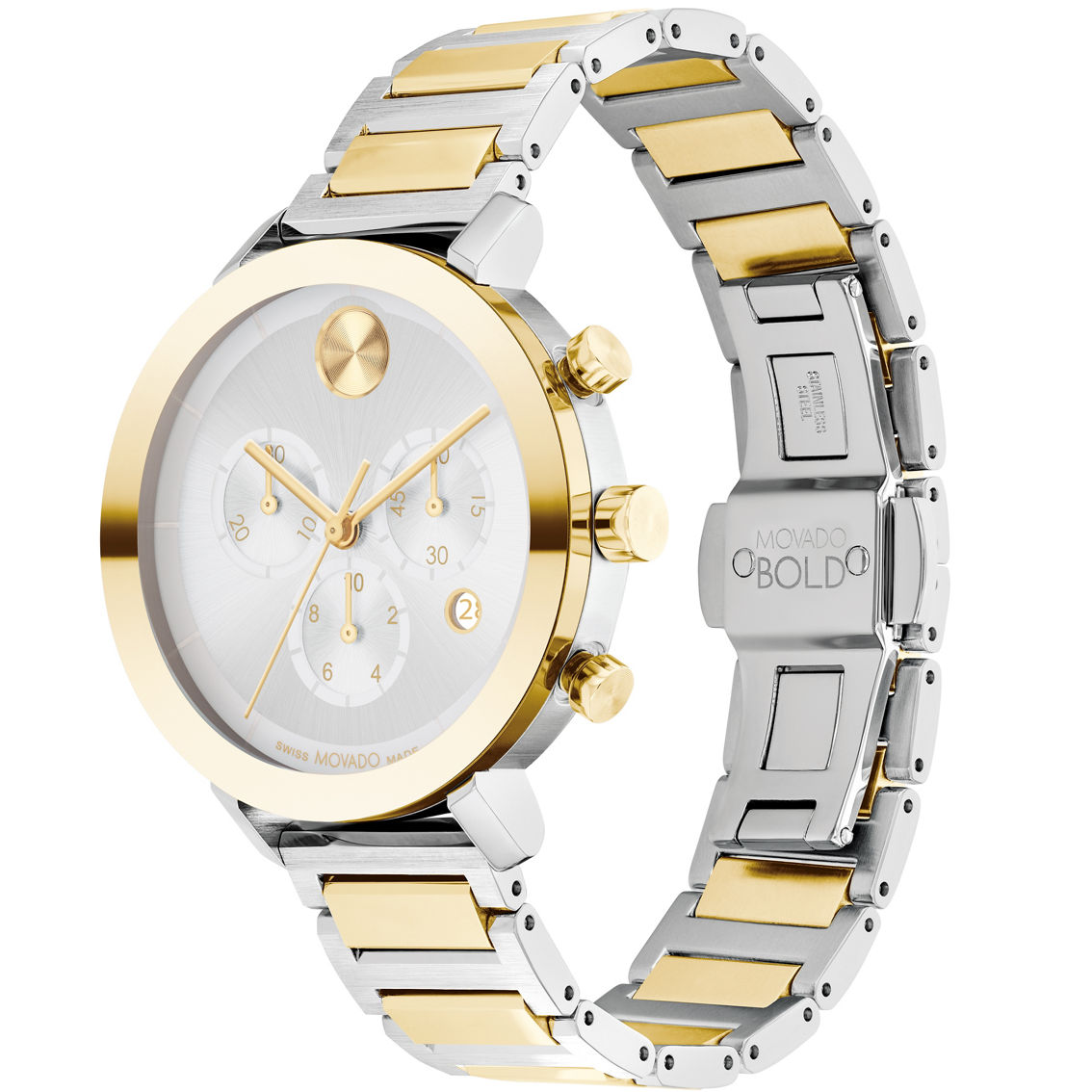Movado Women's Bold Evolution Two Tone Stainless Steel Watch 3600885 - Image 3 of 3