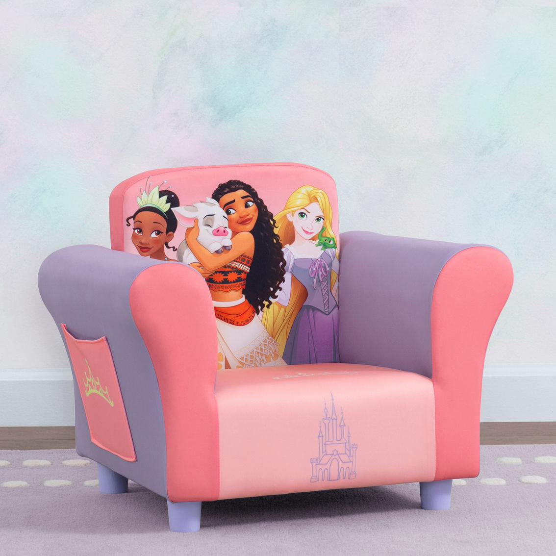 Delta Children Disney Princess Upholstered Chair - Image 5 of 6