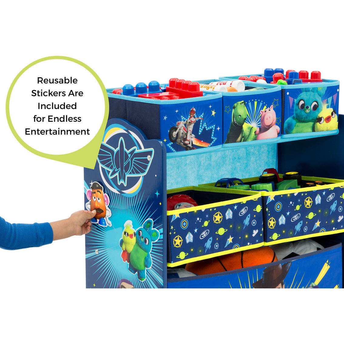 Delta Children Toy Story 4 Design and Store Toy Organizer - Image 6 of 9