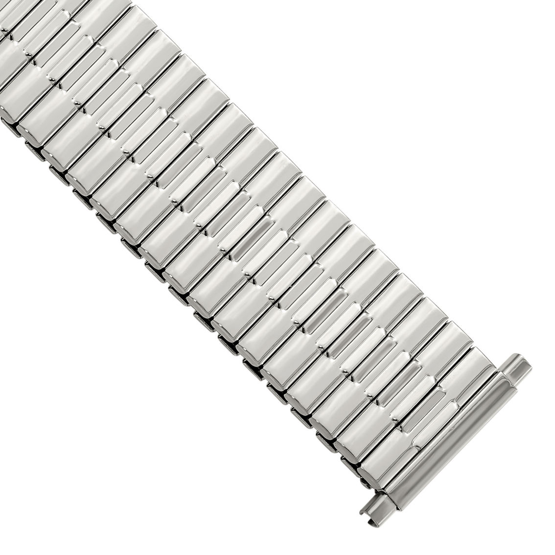 Gilden Men's Long 20-24mm Stainless Steel Expansion Watch Band - Image 3 of 3