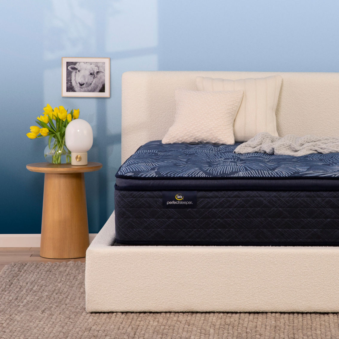 Serta Perfect Sleeper Cobalt Calm 14.5 in. Medium Pillow Top Mattress - Image 3 of 4