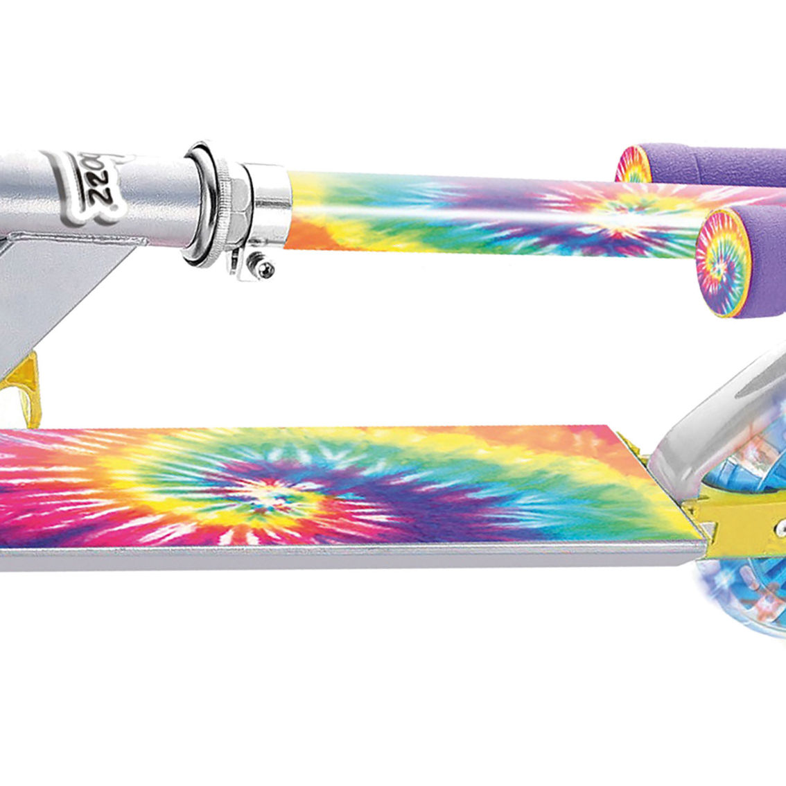 Tie Dye Scooter with Flashing Wheels - Image 5 of 5