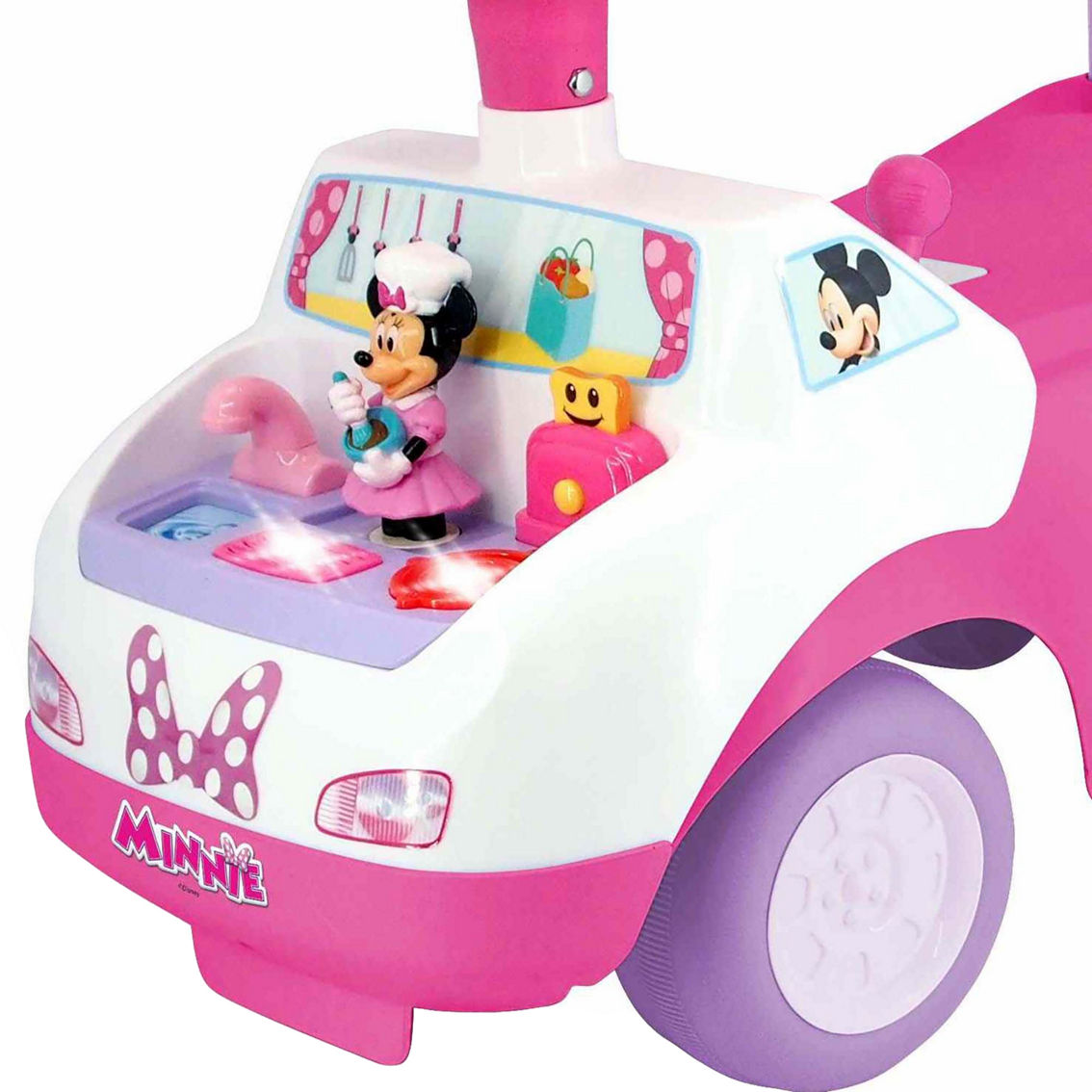 Disney Lights N' Sounds Minnie Mouse Happy Kitchen Activity Ride-On - Image 2 of 5