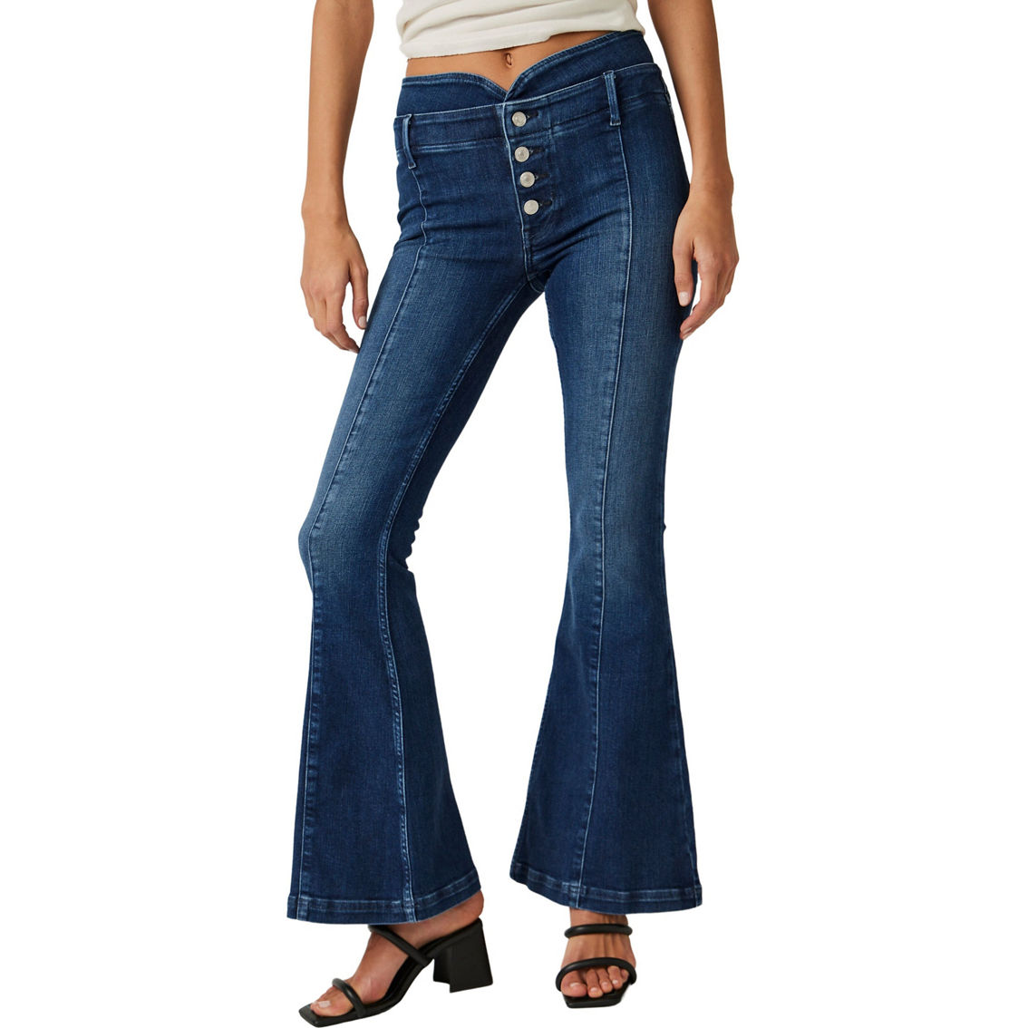 Free People After Dark Mid Rise Flare Jeans | Jeans | Clothing ...