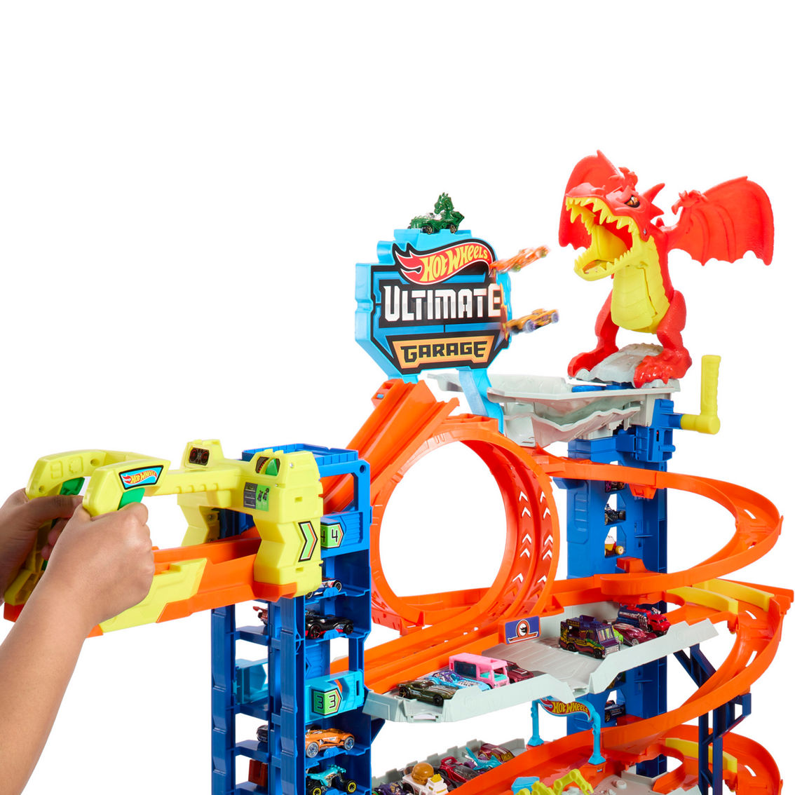 Mattel Hot Wheels City Dragon Ultimate Garage, Play Vehicles, Baby & Toys