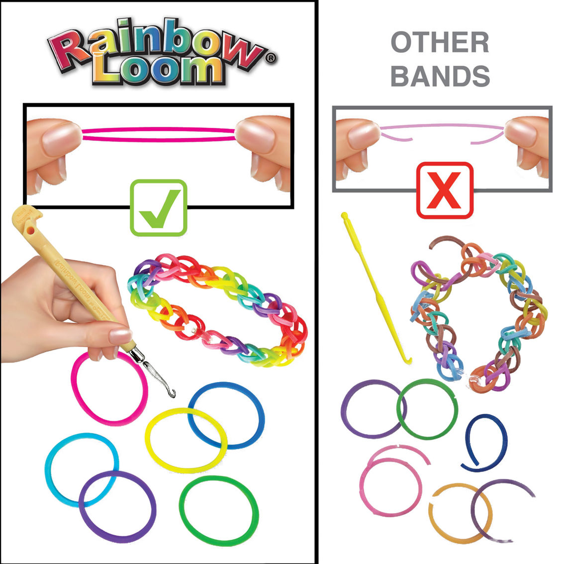Rainbow Loom Loomi-Pals Food Charm Bracelet Kit