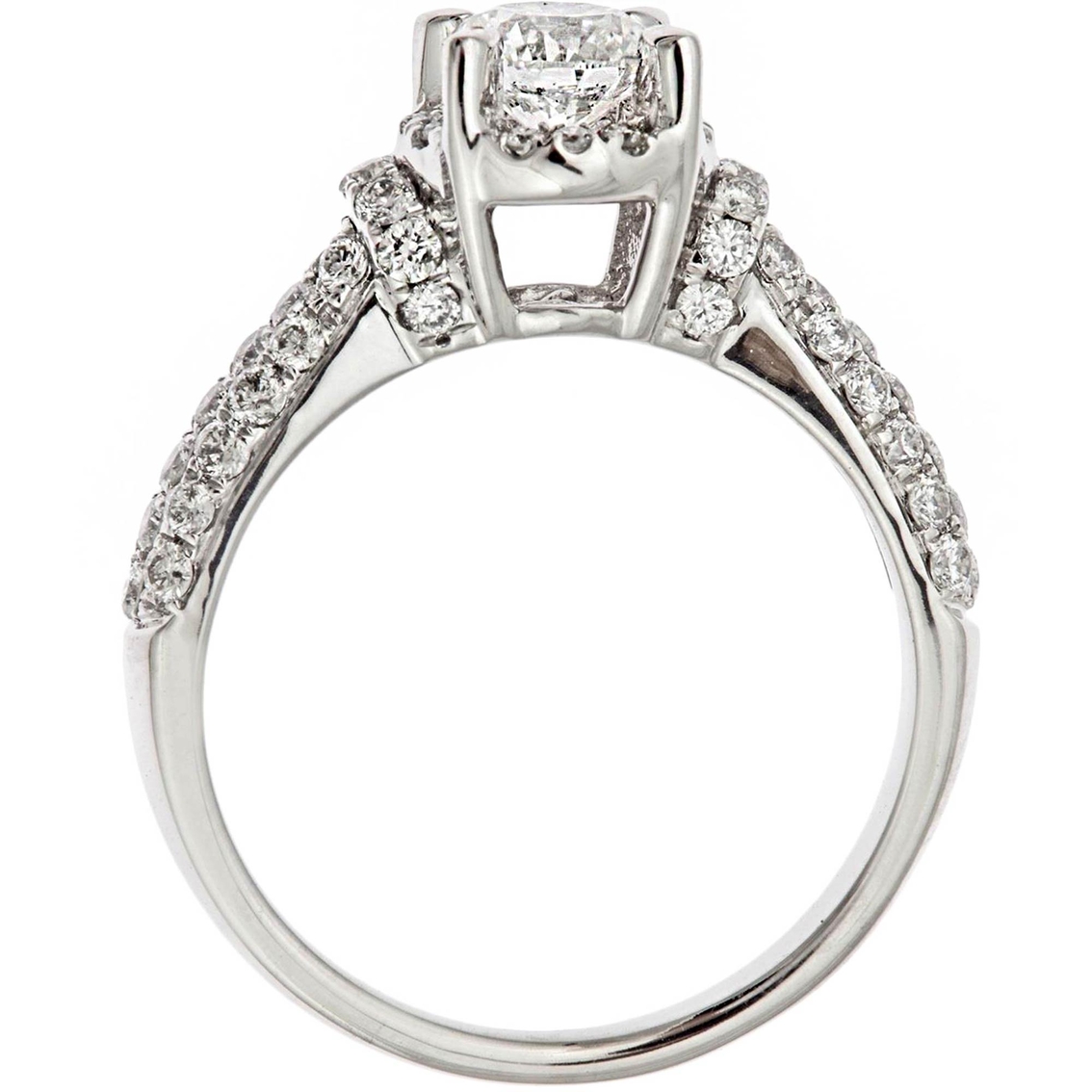 14K White Gold 1 1/2 CTW Diamond Engagement Ring - Image 2 of 2