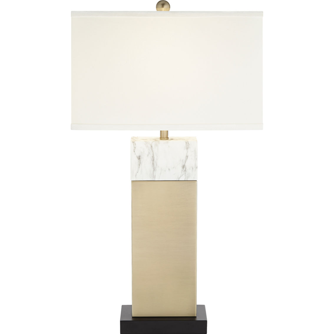 Pacific Coast Parma Faux Marble and Gold Finish Table Lamp - Image 4 of 8