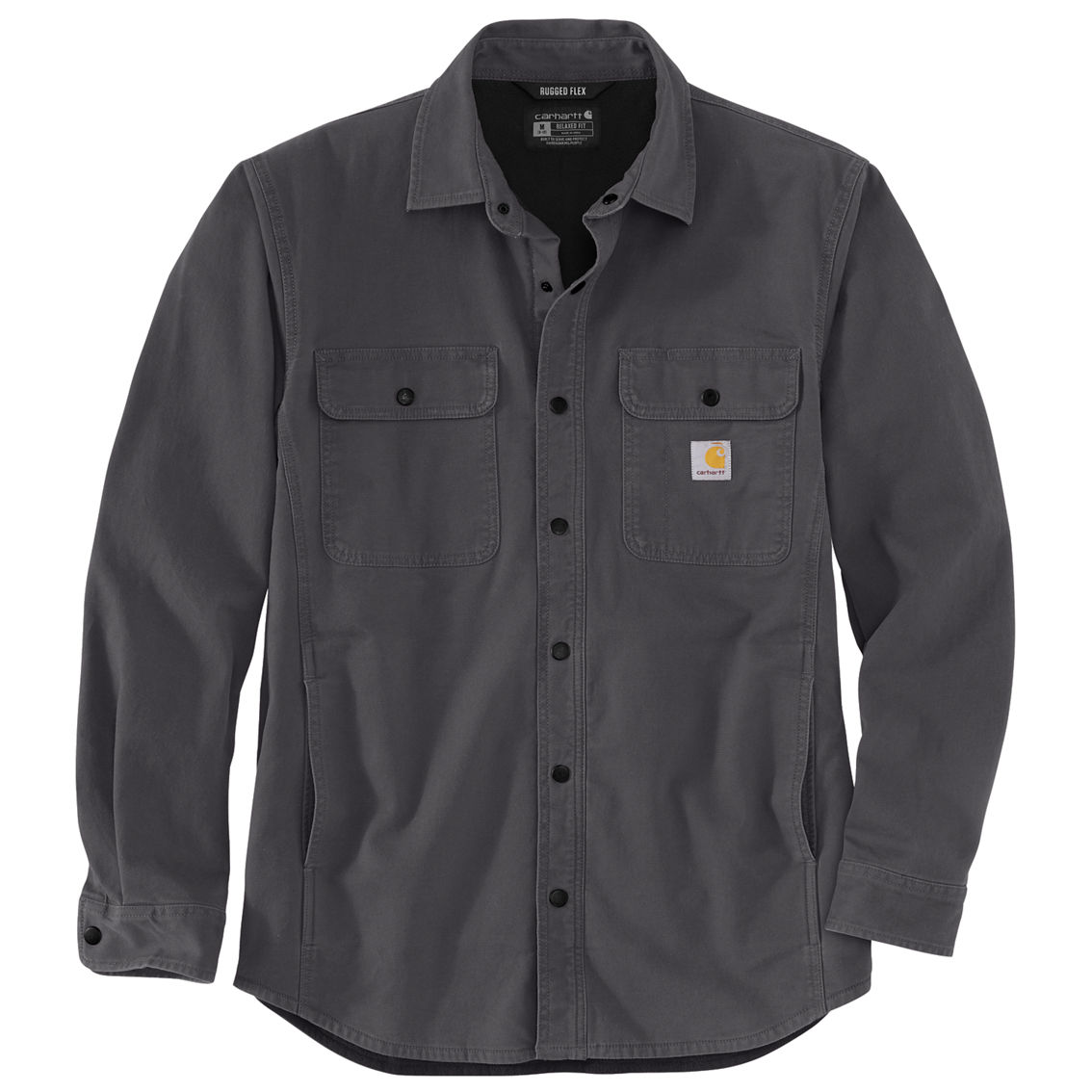 Carhartt Relaxed Fit Canvas Fleece Shirt Jacket | Jackets | Clothing ...