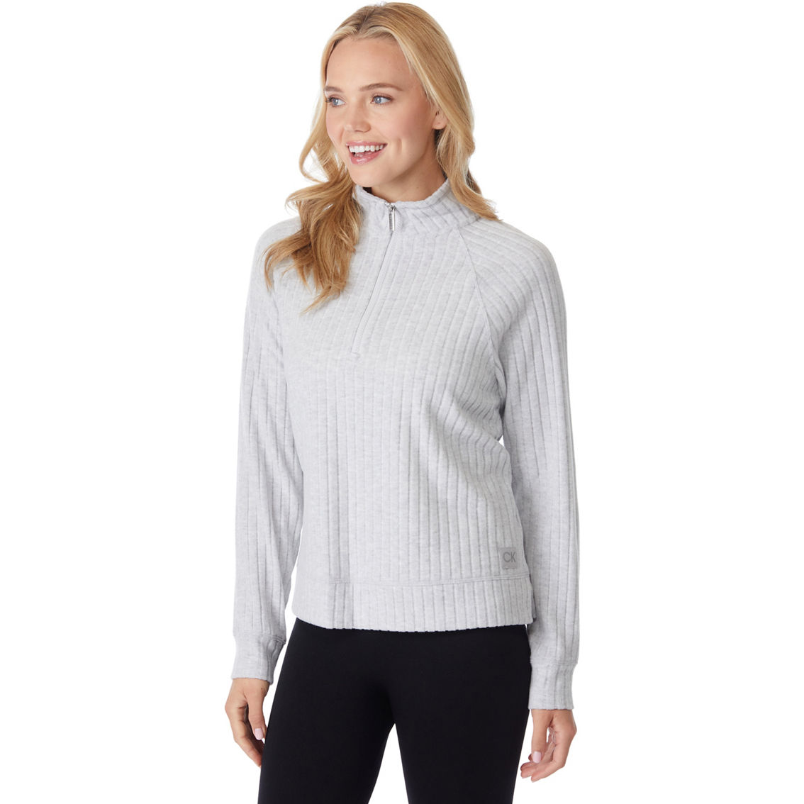 Calvin Klein Performance Quarter Zip Raglan Pullover | Sweaters ...