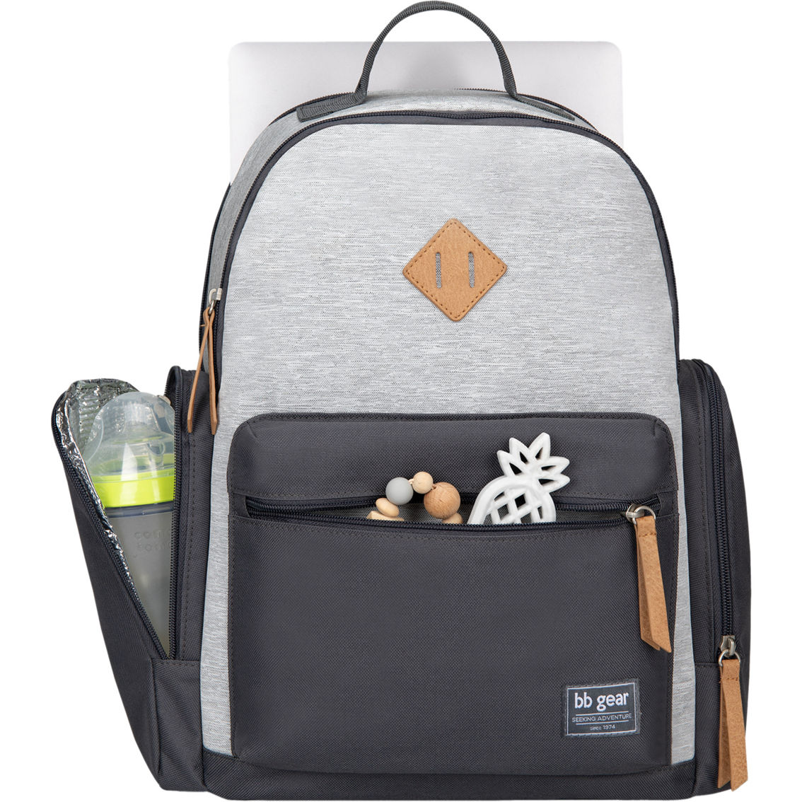 Baby Boom Gear Stonescape Backpack Diaper Bag - Image 5 of 7