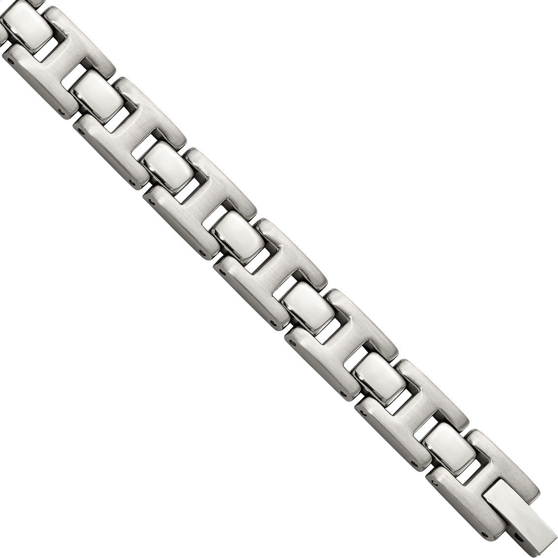 Chisel Stainless Steel Brushed and Polished Bracelet 8.5 in. - Image 3 of 4