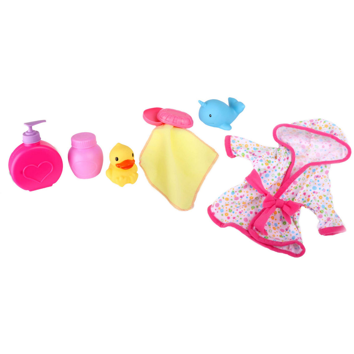 Dream Collection 12 in. Baby Bath Time Play Set - Image 5 of 5