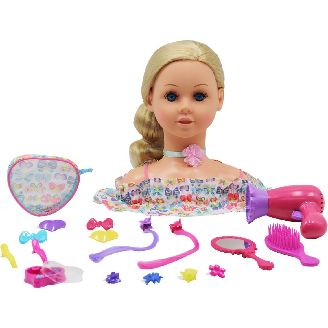 Dream Collection Hair Styling Set Doll Head Hair & Makeup Playset, Dolls, Baby & Toys