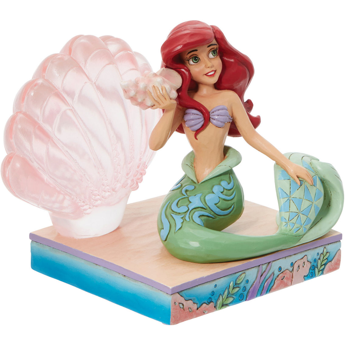 Jim Shore Disney Traditions Ariel Clear Resin Shell - Image 3 of 3