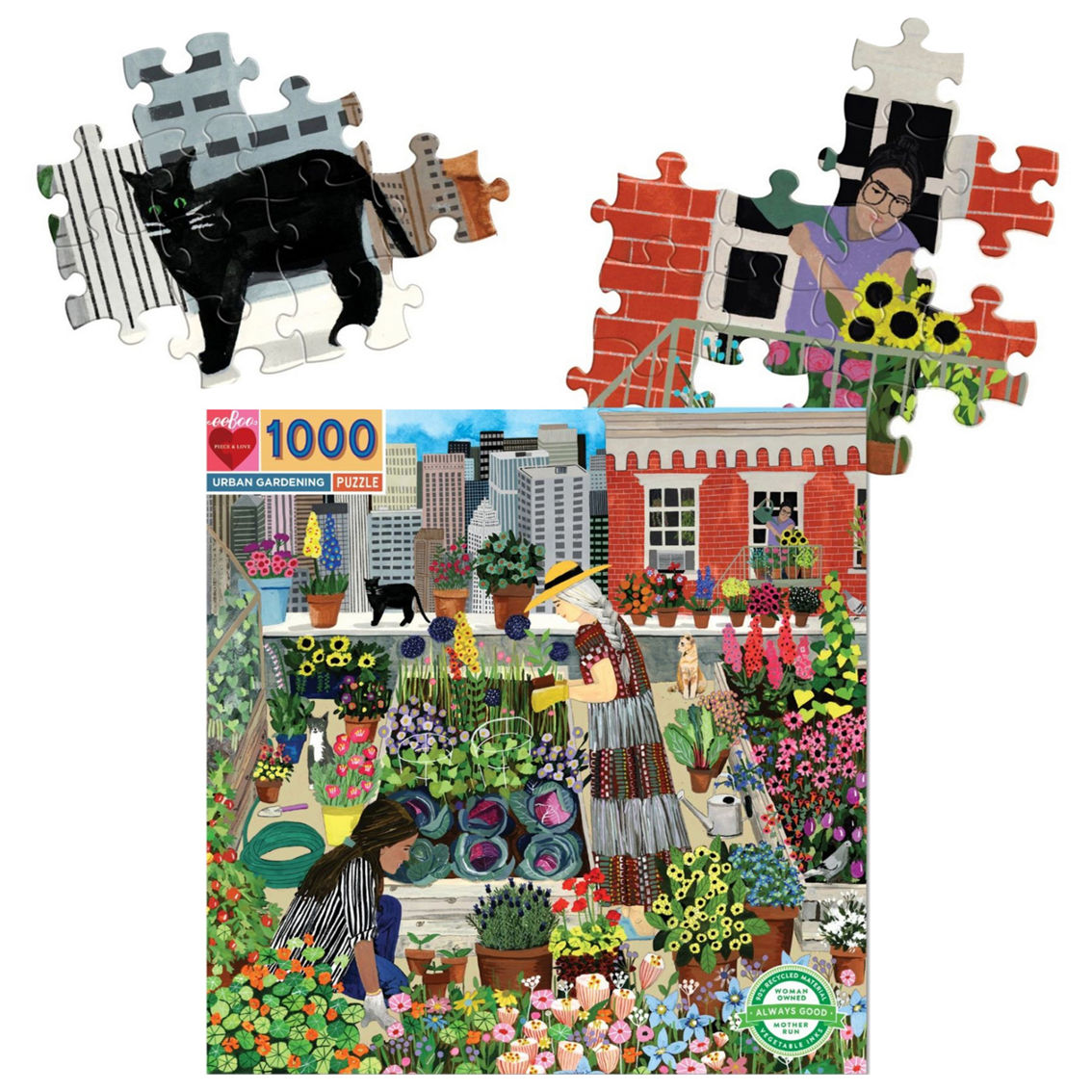 Urban Gardening 1000 pc. Square Puzzle - Image 3 of 3