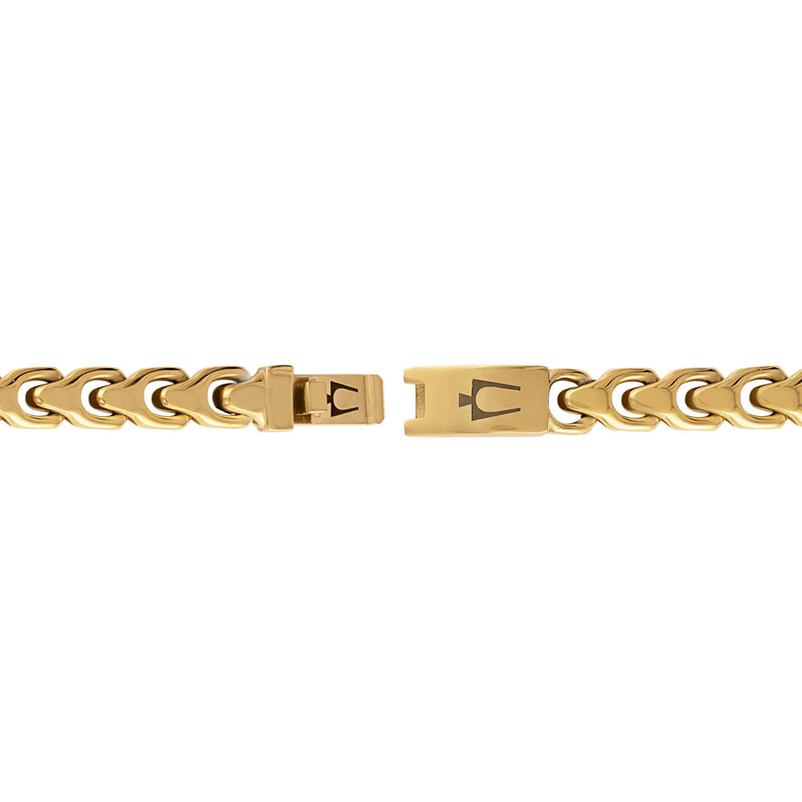 Bulova Link Stainless Steel Goldtone Bracelet - Image 2 of 2
