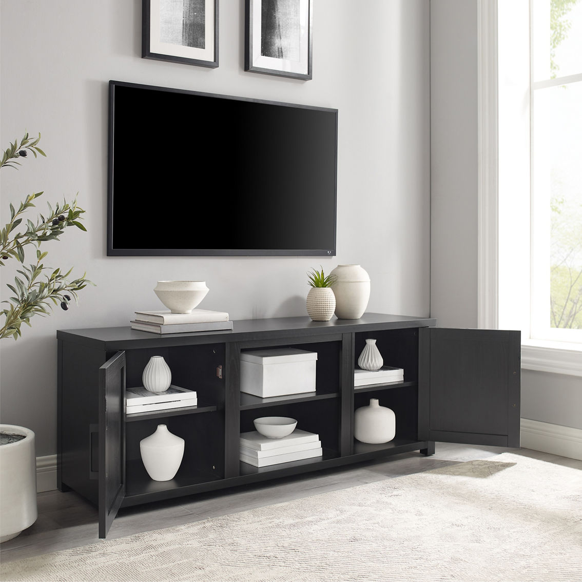 Crosley Furniture Gordon Low Profile Tv Stand 58 in. - Image 3 of 7
