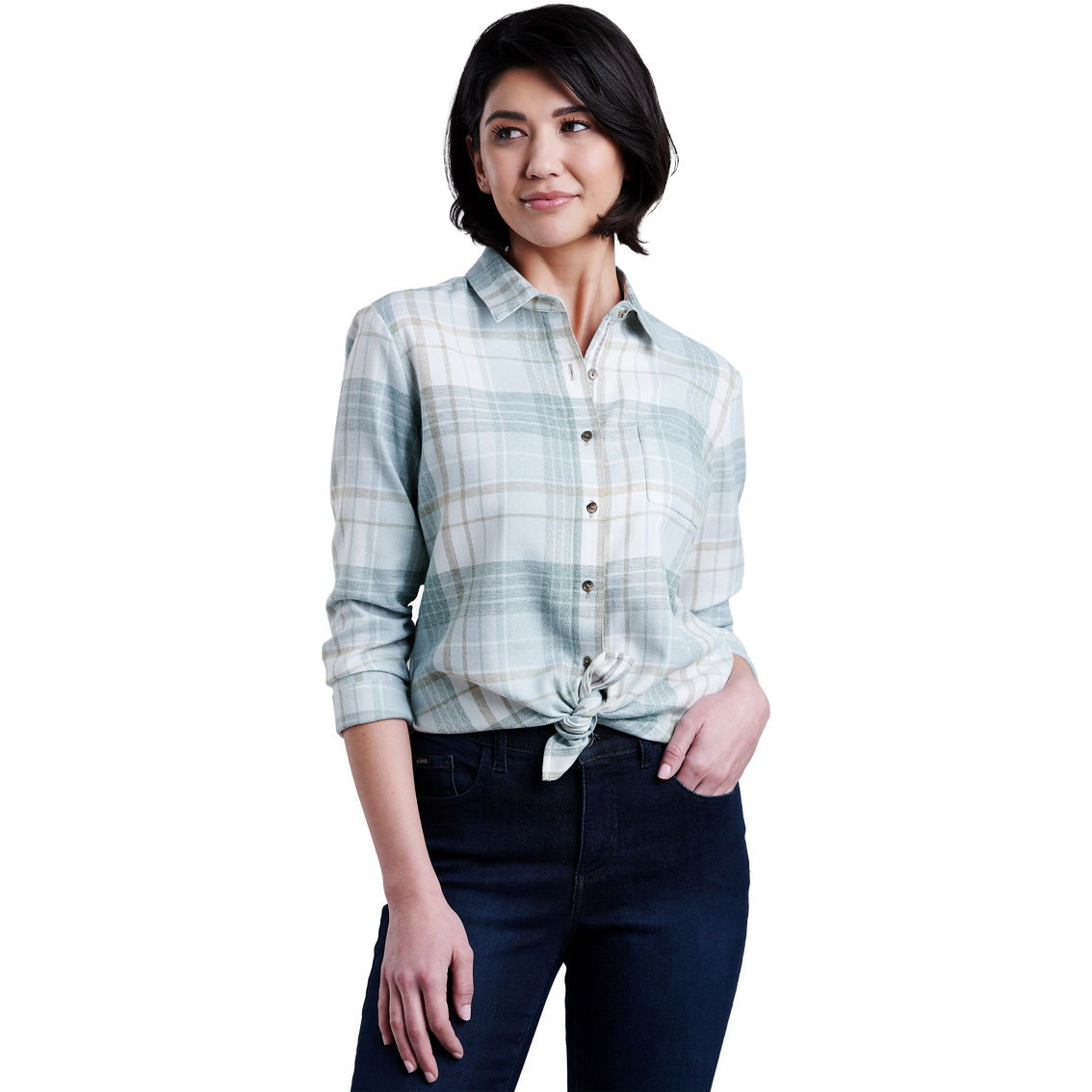 Kuhl Kamila Flannel Shirt, Tops, Clothing & Accessories