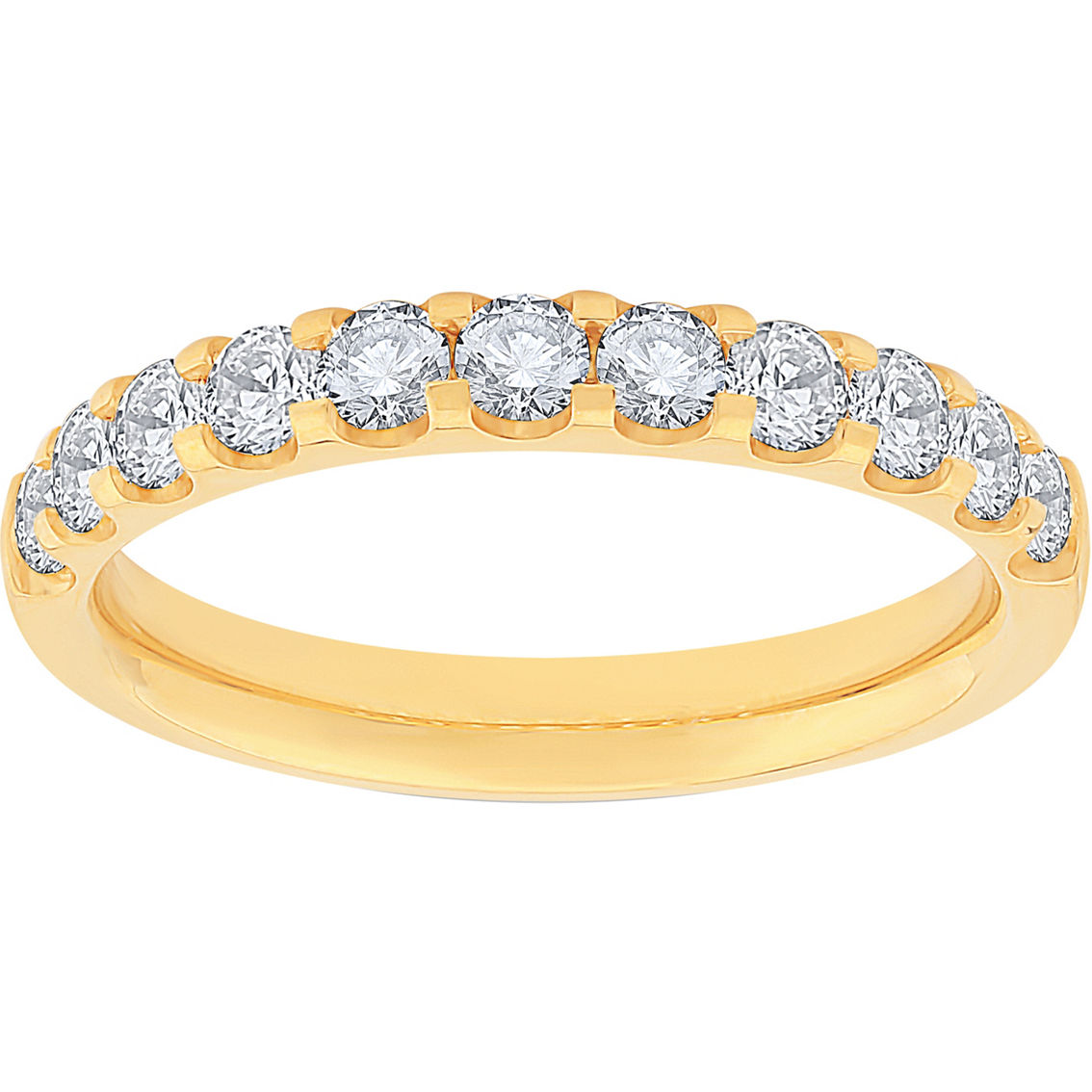 From the Heart 14K Yellow Gold 1/2 CTW Lab Grown Diamond Half Eternity Ring - Image 2 of 2