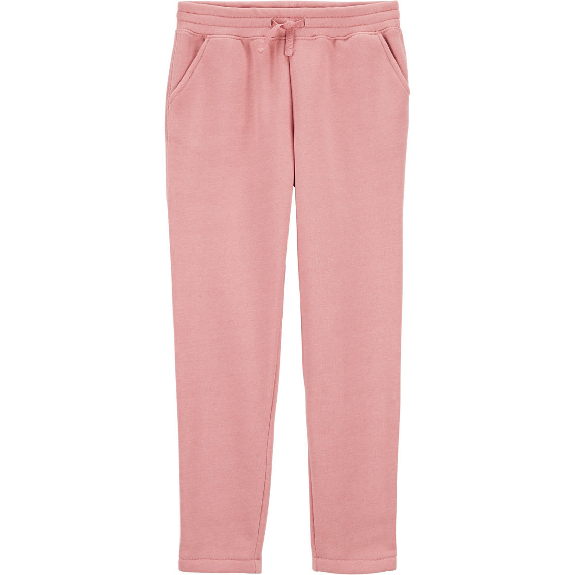 Oshkosh B'gosh Little Girls Pink Pull On Fleece Pants | Girls 4-6x ...