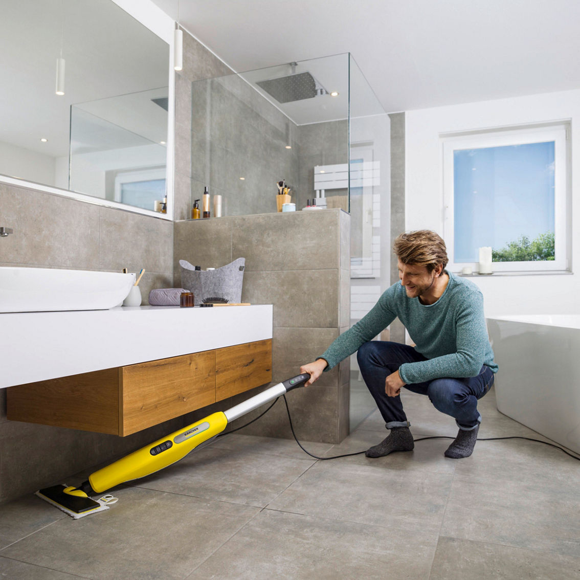 Karcher SC 3 Portable Multi Purpose Steam Cleaner with Hand and Floor Attachments - Image 6 of 10