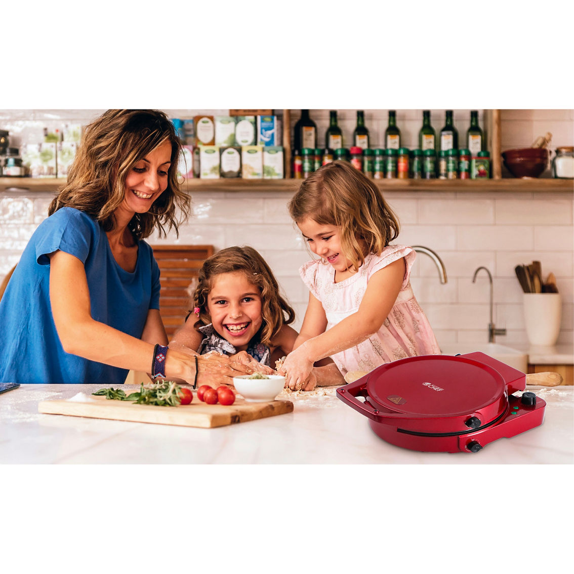 Commercial Chef Multifunction Pizza Maker and Indoor Grill - Image 9 of 9