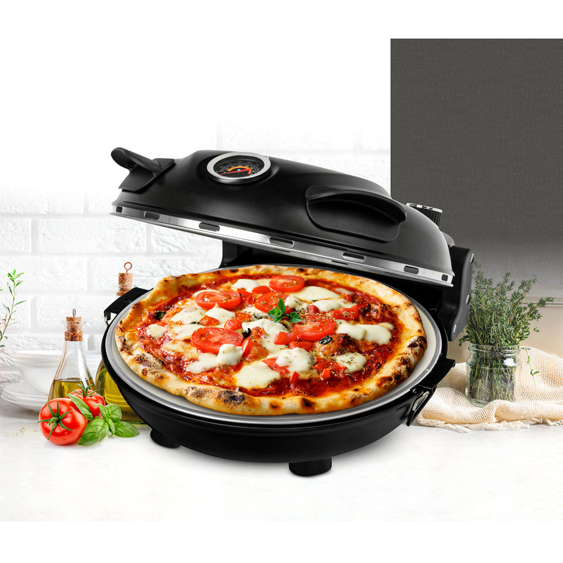 GraniteStone Piezano Countertop Electric Pizza Oven - Image 3 of 8
