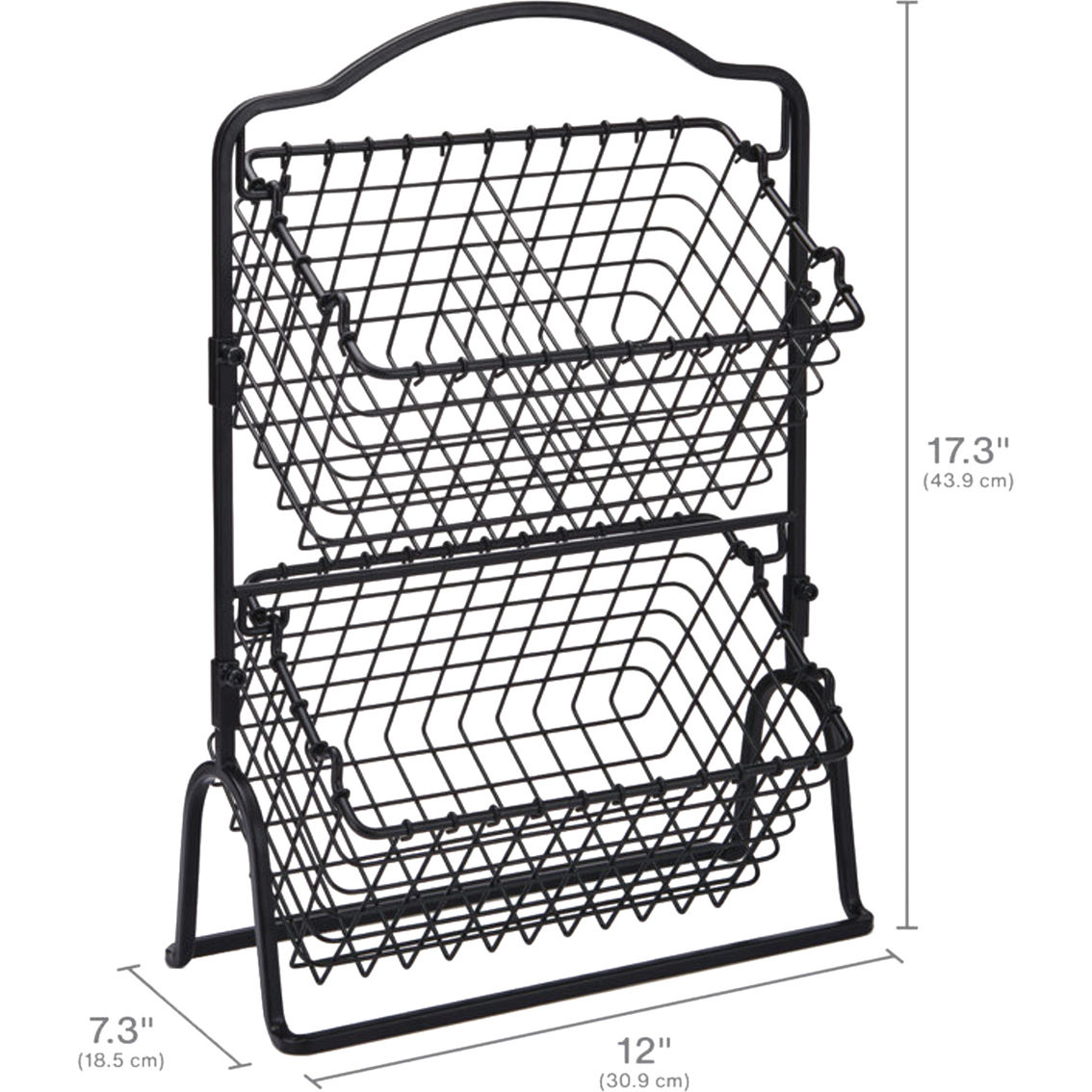 Mikasa Gourmet Basics Grid 2 Tier Basket - Image 5 of 5