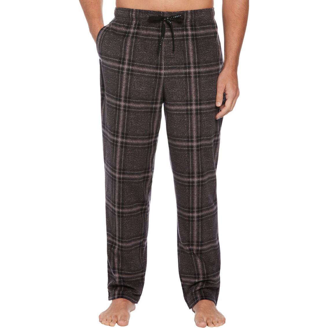 Perry Ellis Fleece Heather Windowpane Plaid Pants | Pajamas & Robes ...