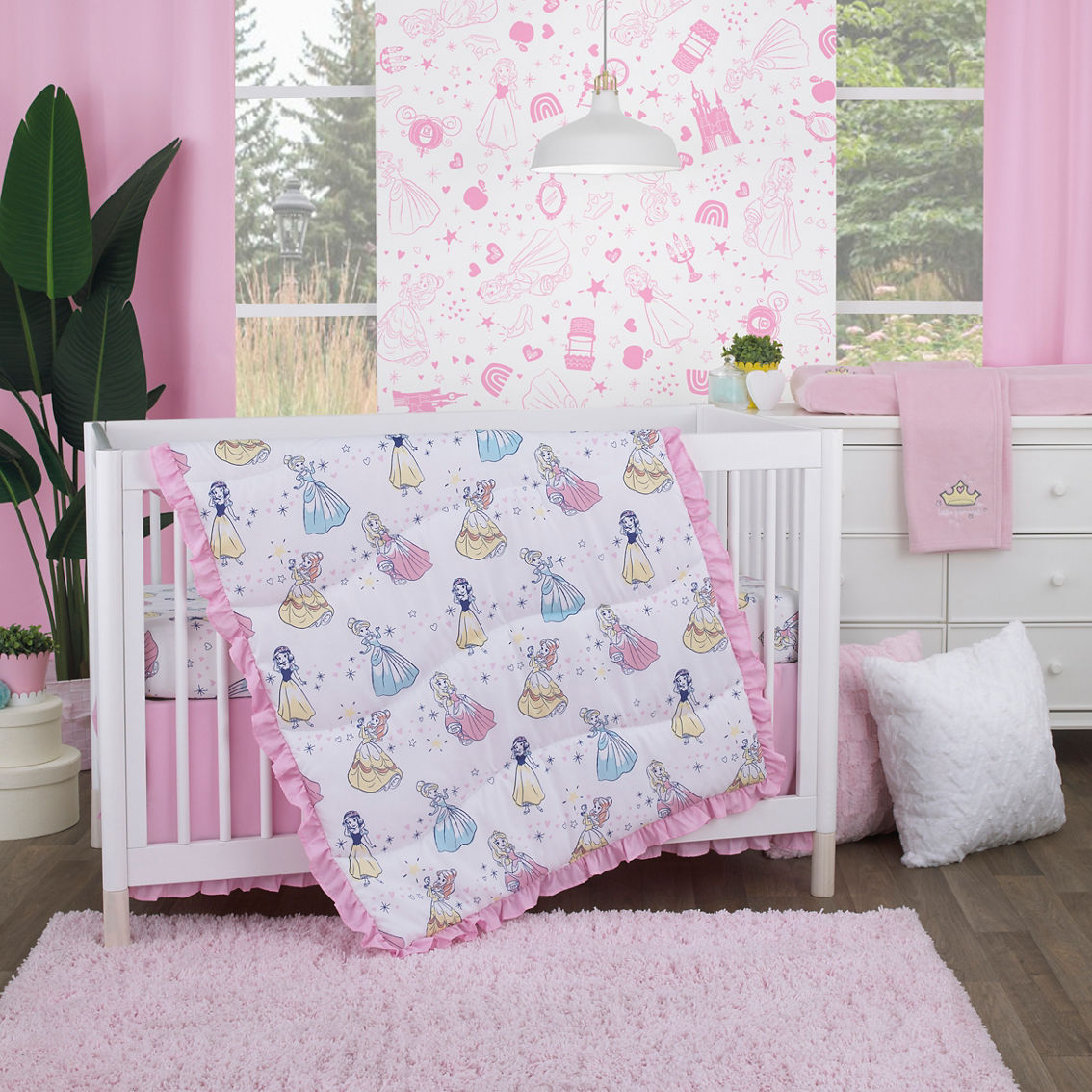 Disney Nursery Crib Bedding 6 pc. Set - Image 8 of 8